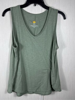 C&C California Sage Green V-Neck Tank